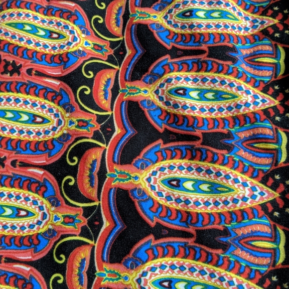 Retro 70's Patterned Pants - Picture 5 of 7